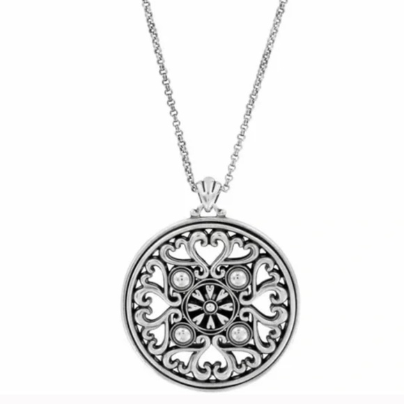 BRIGHTON Emma Pearl and Crystal Reversible Adjustable Necklace - Picture 5 of 10